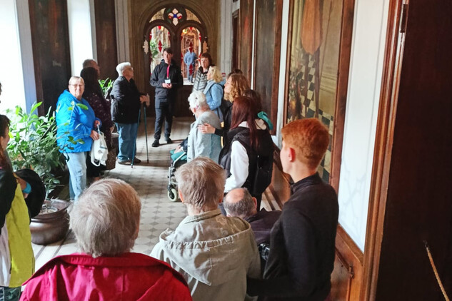Během prohlídek zámku panovala krásná atmosféra